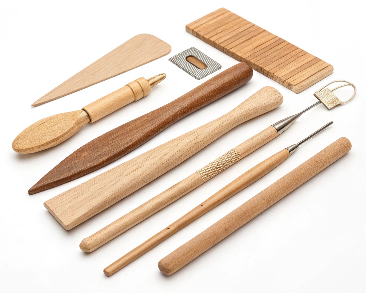 Essential tools and materials needed for crafting elegant clay valet trays.